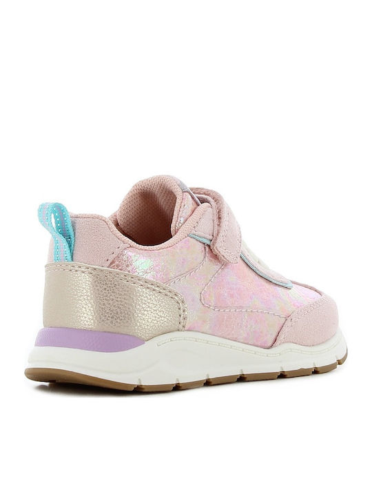 Safety Jogger Kids Sneakers with Scratch Pink
