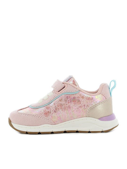 Safety Jogger Kids Sneakers with Scratch Pink