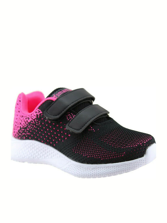 Zak Shoes Kids Athletic 29/022 Black Fuchsia