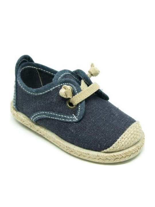Alegria Παιδικές Espadrilles mit Schnürsenkeln Blau