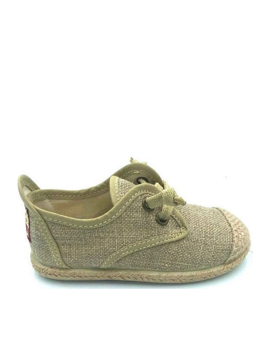 Εσπαντρίγιες Casual Alegria Υφασμάτινες Slip On Μόδας Αγόρι Μπεζ Μπεζ
