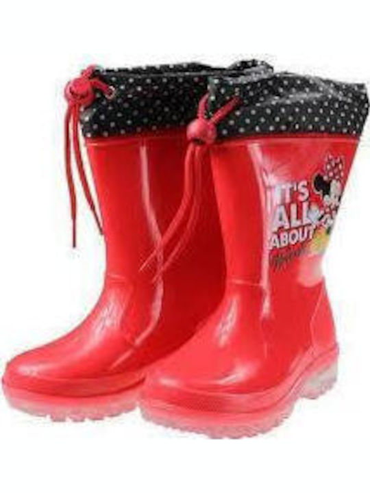 Minnie Mouse Γαλοτσακι Κοριτσi D3010356s Kokkino