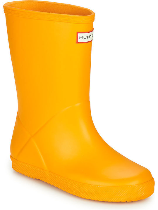 Hunter Παιδικές Γαλότσες mit Innenfutter Gelb Hunter Παιδικές Γαλότσες mit Innenfutter Gelb