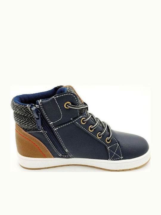 Meridian Anatomisch Kinderstiefeletten mit Reißverschluss Blau