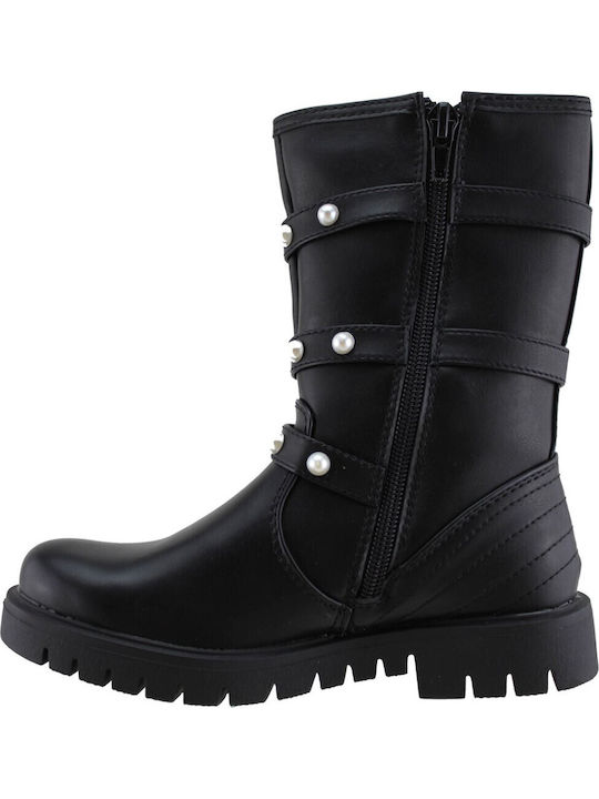 Adam's Shoes Kids Boots 429-18505 Black