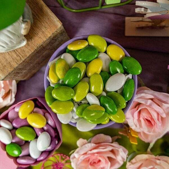 Jordan Almonds Ciocopassion 5 Selection 1kg Approximately 190-210 Pieces Crispo Green
