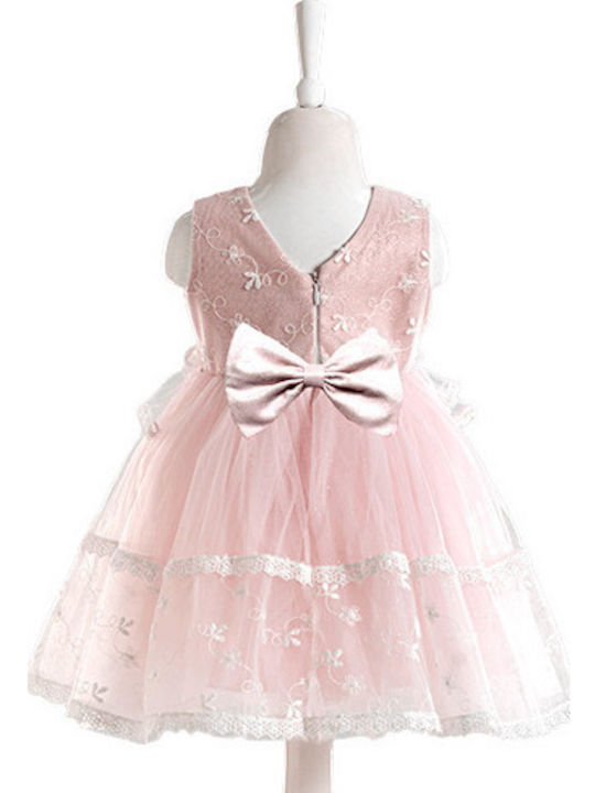 Monita Kids Pink Baptism Clothing Set with Dress 4pcs