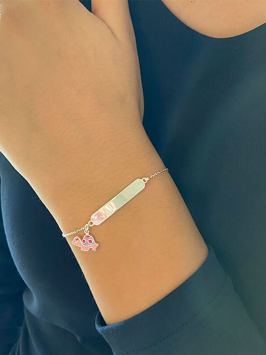 Preziosa Kinderarmband ID 925 Χελωνίτσα Σμάλτο aus Silber mit Abbildung