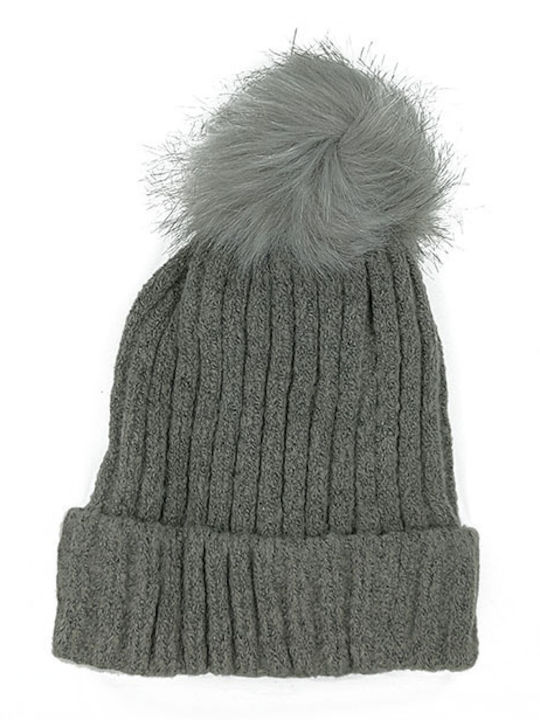 GPA Kids Beanie Knitted Gray