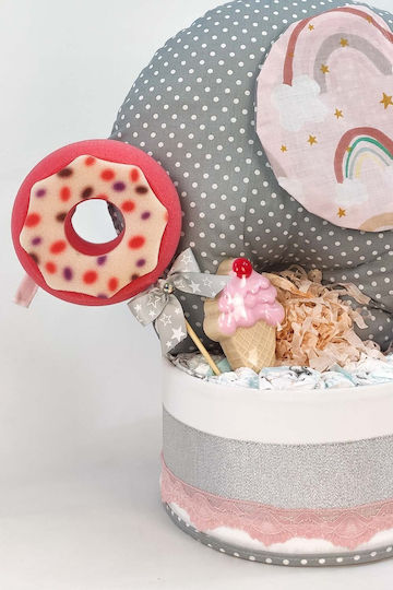 Dama Koupa Diaper Cake for Girl