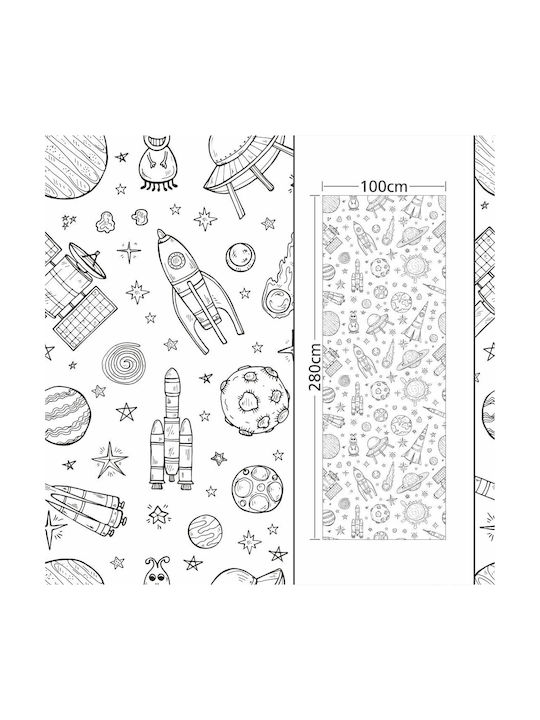 Embossed Wallpaper Aliens In Space