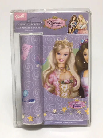 Barbie Princess Wall Border 17cm x 5m