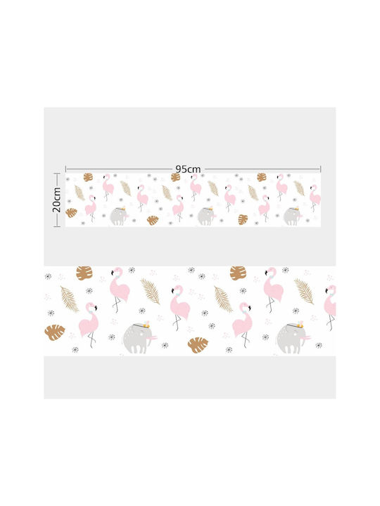 Caravelshop Детска стикерна за стена Стена Граница 95x20бр
