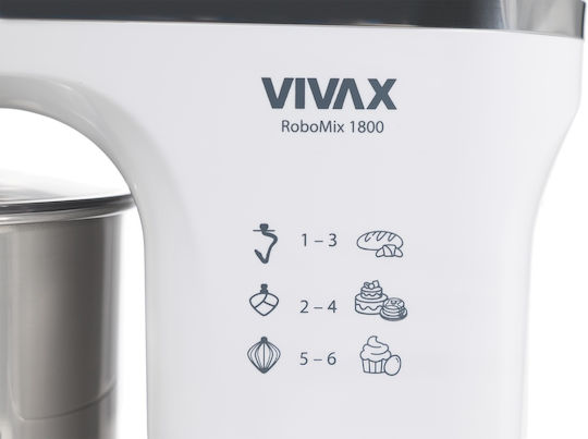 Vivax Mixează 1800W cu Vas din Oțel Inoxidabil 7lt