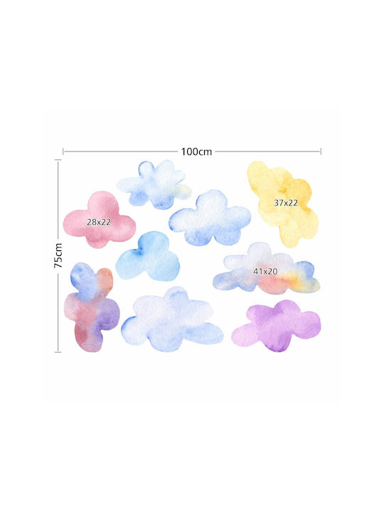 Caravelshop Autocolant Decorativ pentru Copii Sticlă 100x75buc