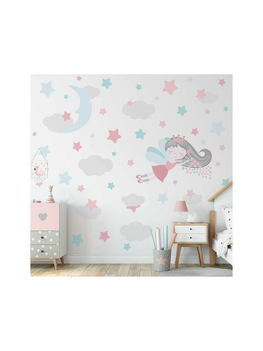 Caravelshop Kinder Wandsticker Wand 70x145cm