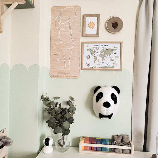 Panda Jungen Kinderwanddekoration