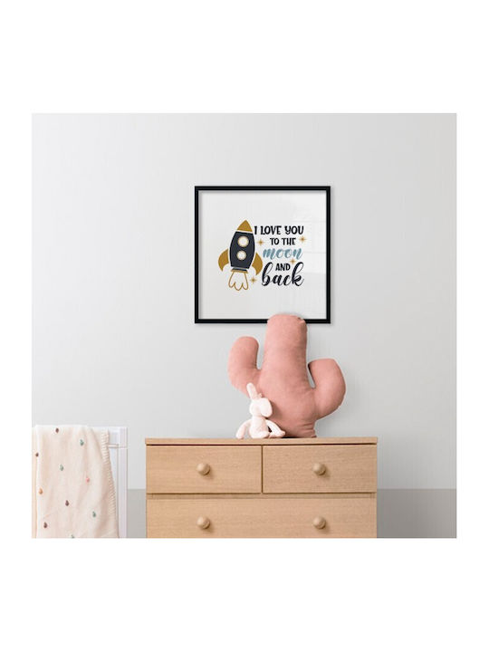 Αφίσες Poster Πύραυλος Φράση Χαρτί 30x30cm