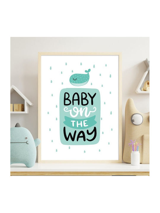 Αφίσες Poster Baby On Way Χαρτί 15x20cm