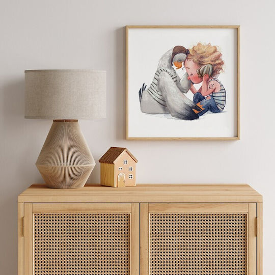 Poster Posters Child Seagull Paper 90x90cm