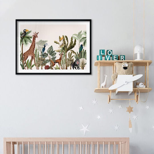 Animals Poster Tropical Forest Paper 20x15cm