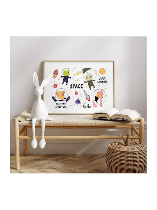 Αφίσες Poster Animals In Space Χαρτί 20x15cm