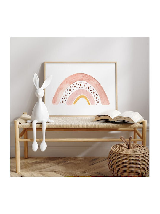 Posters Poster Pink Rainbow Paper 20x15cm