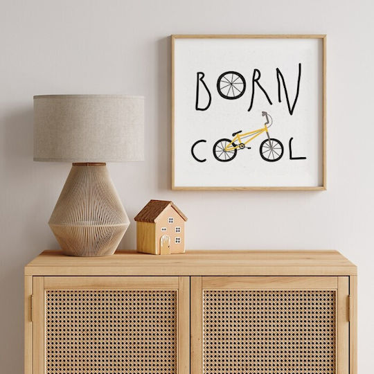 Born Cool Poster Kids Poster Paper 90x90cm