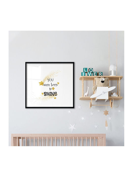 Αφίσες Poster Born To Shine Χαρτί 50x50cm