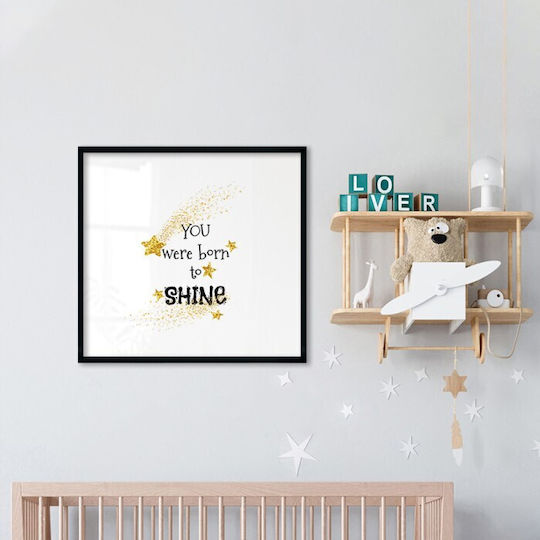 Born To Shine Poster Kids Poster Paper 100x100cm