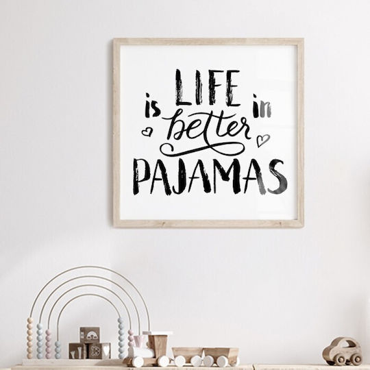 Kids Posters Poster Children's English Phrase 3 Paper 30x30cm