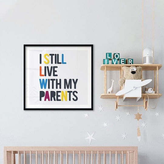 Kids Posters Poster Children's English Phrase Paper 70x70cm