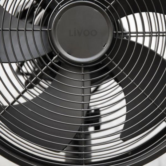 Livoo DOM488 Настолен Вентилатор 35W С Диаметър 33.5см Черен