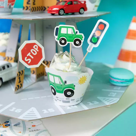 Οχήματα Cup Cake Wrappers 6 Τεμ
