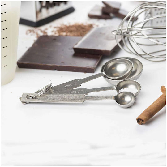 Tablecraft Stainless Steel Kitchen Measuring Cup 4pcs