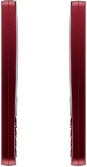 HMD Barca 3210 Dual SIM Mobile with Buttons Red