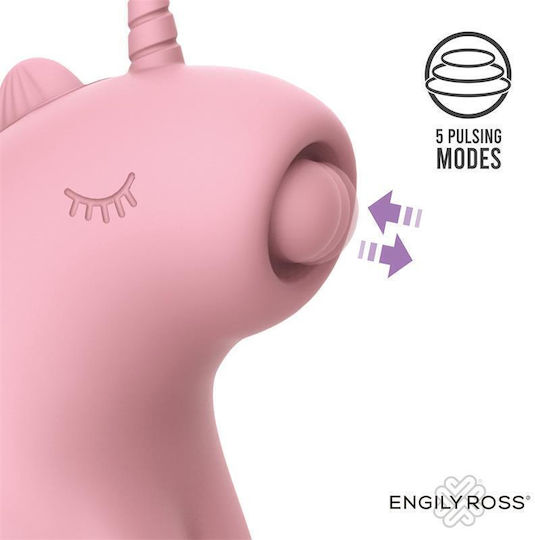Engily Ross Sweetmoon Mini Δονητής Μασάζ 7.8cm Ροζ