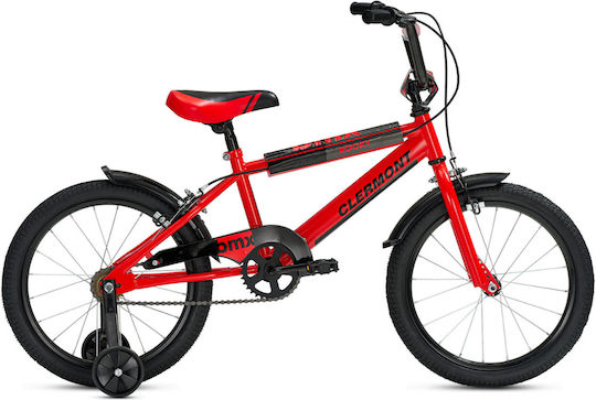 Clermont Rocky 18" Детски Велосипед BMX (2024) Червен