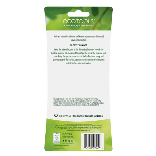 EcoTools Roller Προσώπου & Εργαλείο Gua Sha από Νεφρίτη