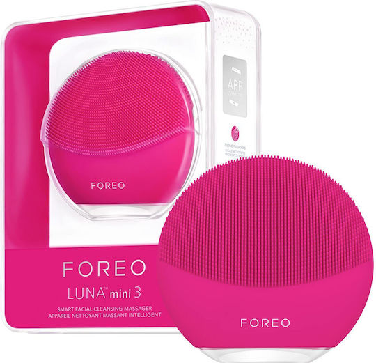 Foreo Luna Mini 3 Четка за почистване на лице от силикон Фуксия