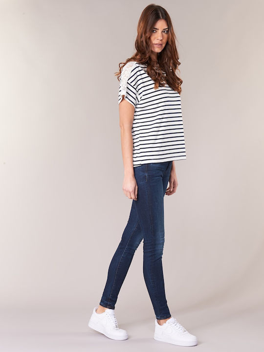 Midge Γυναικείο Jean Παντελόνι Mid Rise σε Skinny Εφαρμογή