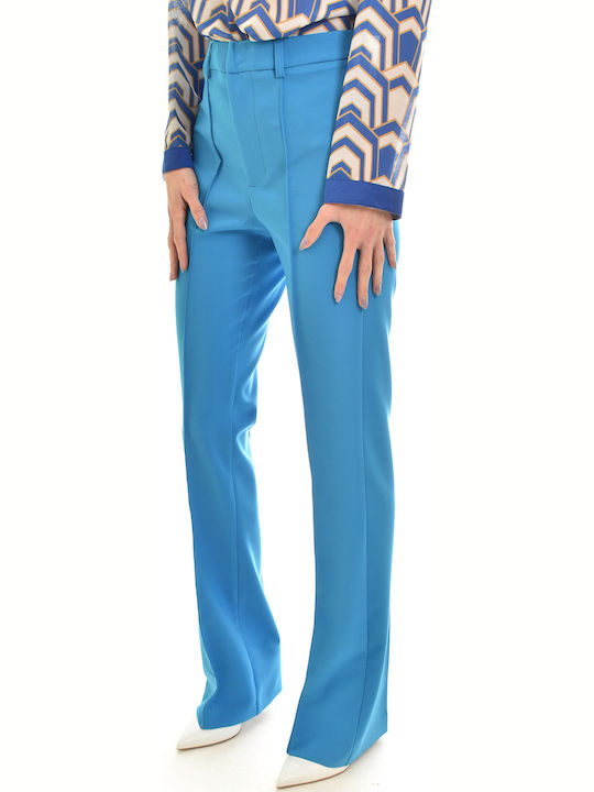 Damen Stoffhose Blau