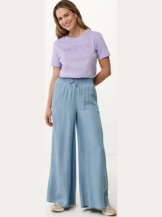 Women's Fabric Trousers Blue