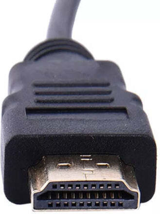 Cable HDMI male - VGA male 1.8m Μαύρο