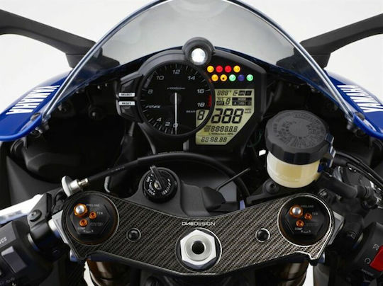 Onedesign Handlebar Sticker Ppsy19p Yamaha Yzf-r6 600 17-20 Gray