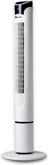 HomeVero Ανεμιστήρας Πύργος 45W με Τηλεχειριστήριο Λευκός