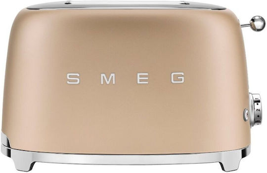Smeg Toaster 2 Slots 950W Gold