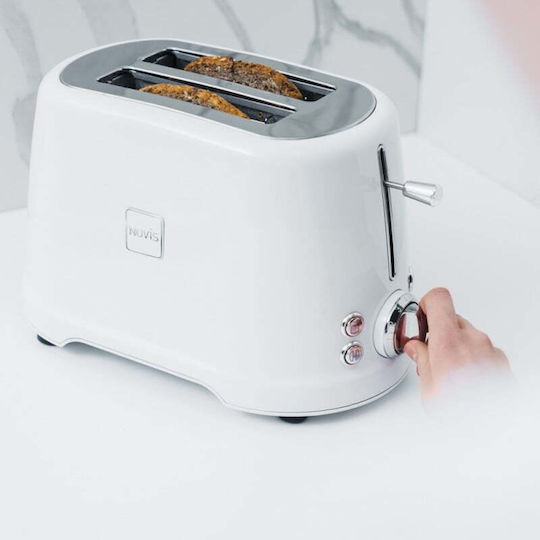 Novis Тостер Двуместна 900W Бяла