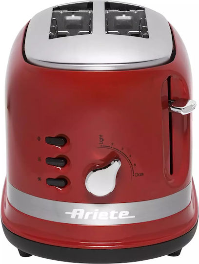 Ariete Moderna Φρυγανιέρα 2 Θέσεων 815W Κόκκινη