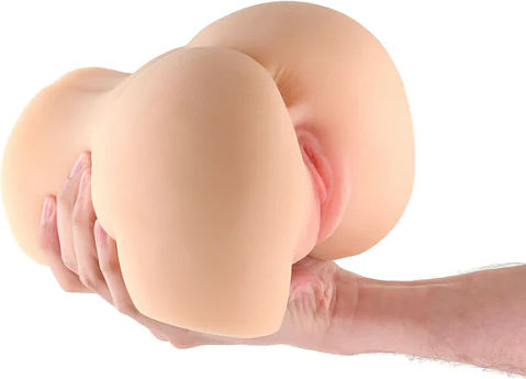 Ns Novelties Barely Legal Haselnuss Pussy Ultra-lebensechte Pussy & Anus Masturbator Karamell Flesh